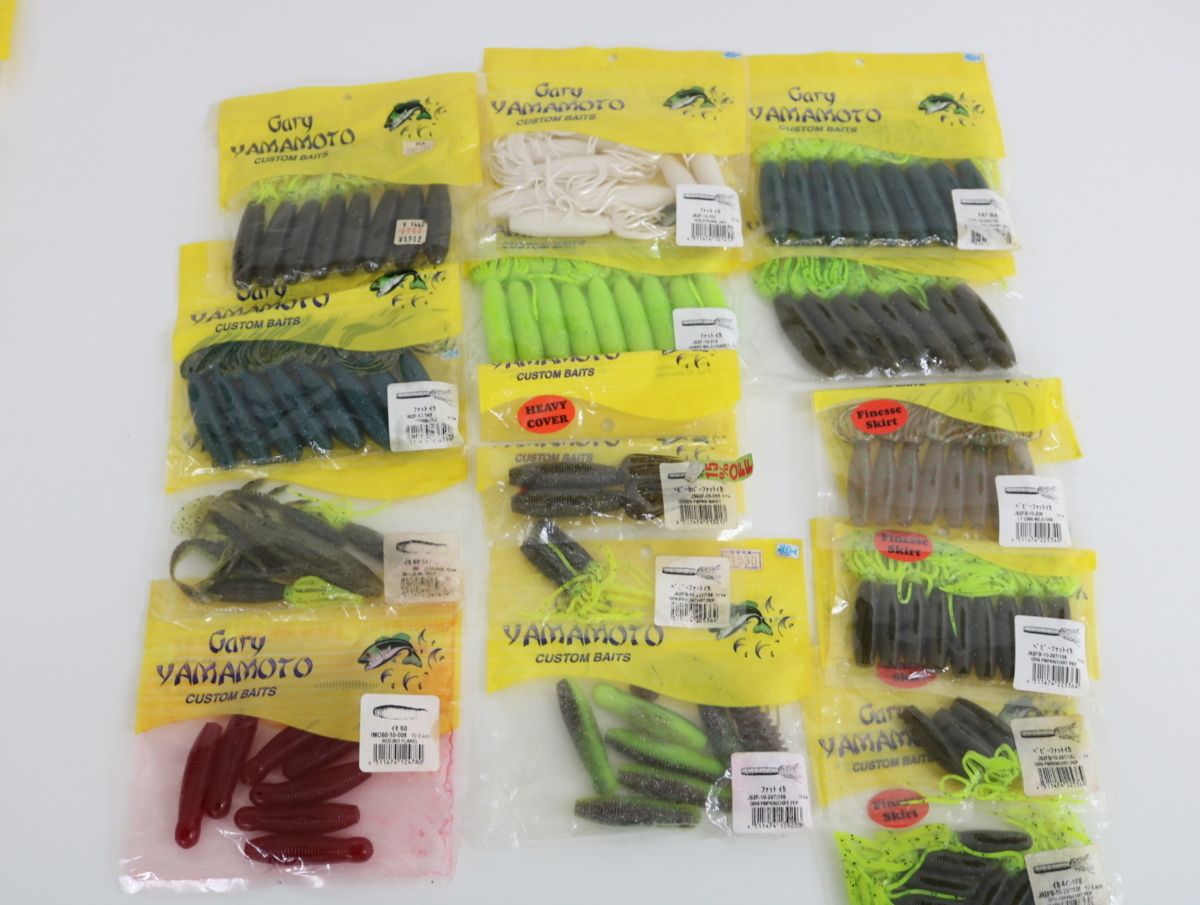 ゲーリーヤマモト ワーム 27袋 未開封&中古