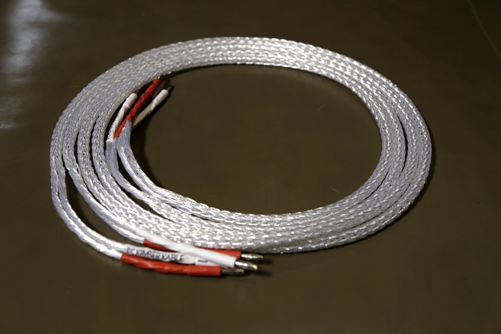 純銀 KIMBER KABLE 8AG 純銀線 スピーカーケーブル 1.5mペア キンバー
