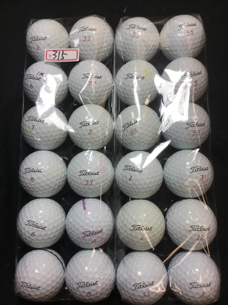  タイトリスト PRO V1X 24個入り 白色 商品番号 315(20個～)｜売買されたオークション情報、yahooの商品情報をアーカイブ公開 - オークファン ボール