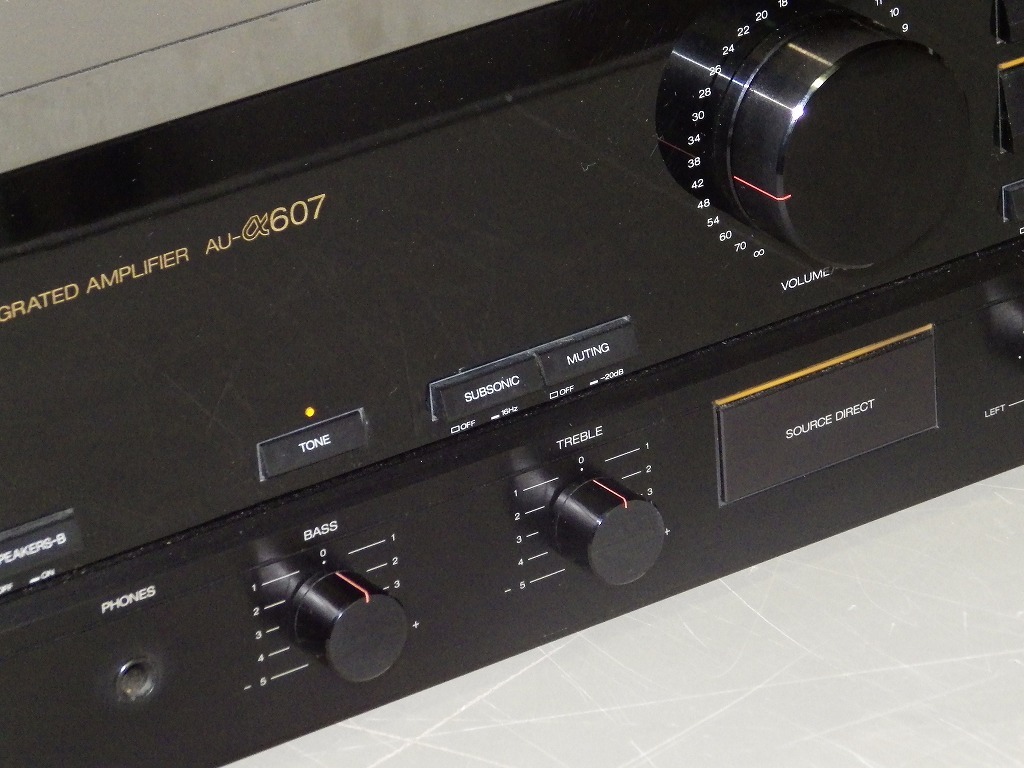 サンスイ SANSUI AU-α607 プリメインアンプ EXTRA 本体のみ ジャンク