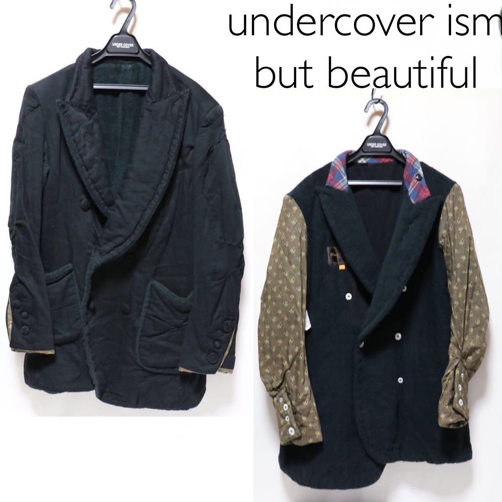  undercover/but beautiful/anne モンスター ぬいぐるみ/変形 縮絨 ジャケット コート/BLK/cotton/2/jonio jun takahashi/scab ism(ジャンパー、ブルゾン)｜売買されたオークション情報、yahooの商品情報をアーカイ 男性用