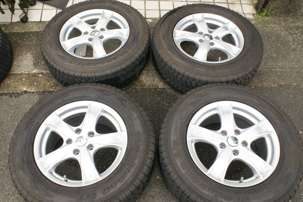 215/70R16 2008 114.3 デリカ 4本セット 7J +38 スタッドレス 