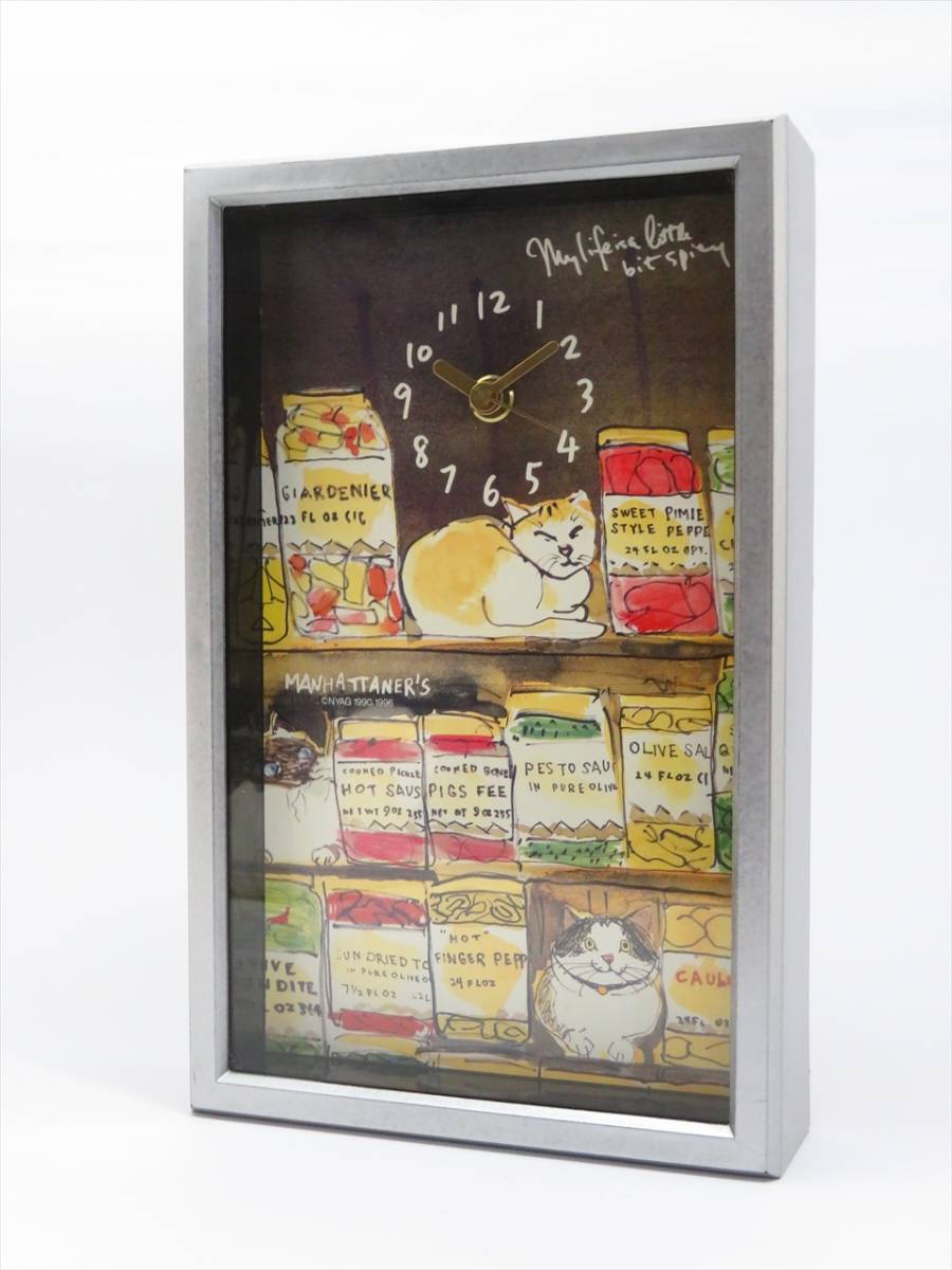 ‼️希少‼️ マンハッタナーズ 置時計 壁掛け時計 ☆マンハッタナーズ ◇◇Manhattaners マンハッタナーズ 置時計 掛時計