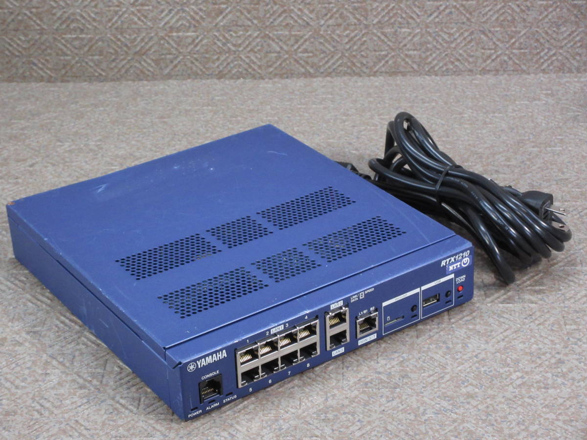 NTT Biz Boxルータ 「RTX1210」（YAMAHA/ヤマハ RTX1210) ギガアクセス