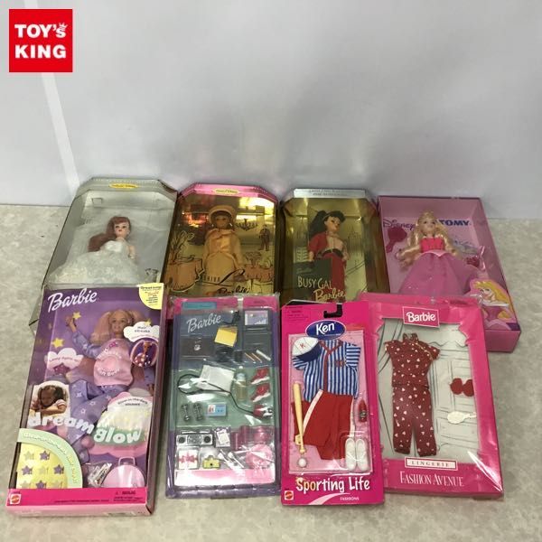 1円～ バービー 等 Wedding Day Barbie、Dreamglow Barbie Doll 、オーロラ姫 他
