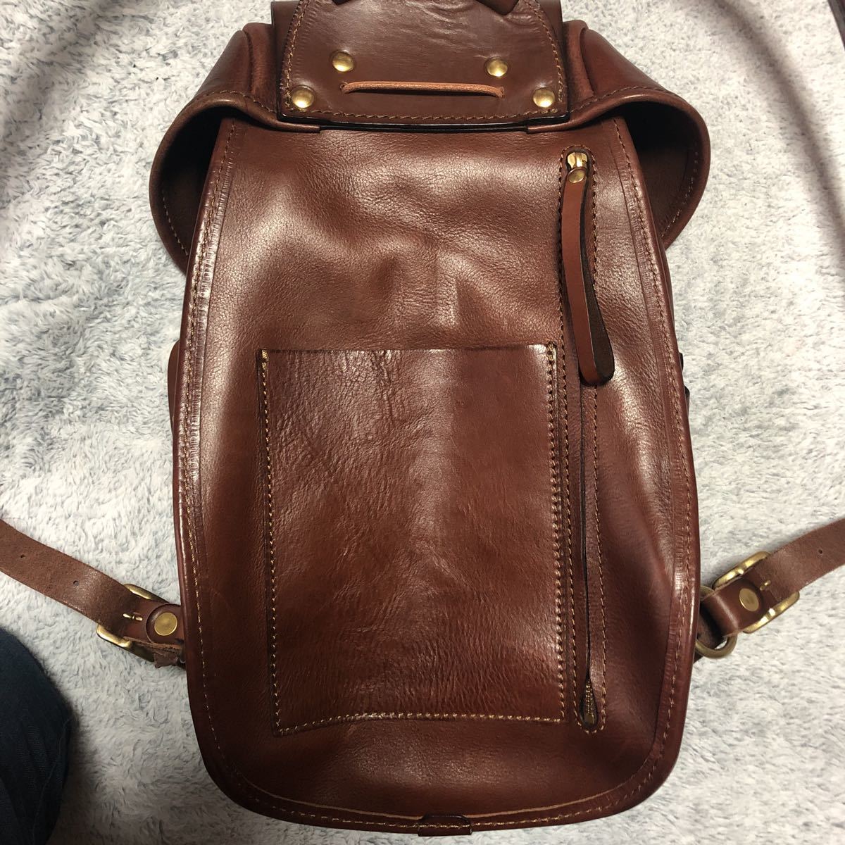 HERZヘルツ 半かぶせ二本ベルトリュック 松本潤使用モデル HERZ 半かぶせ二