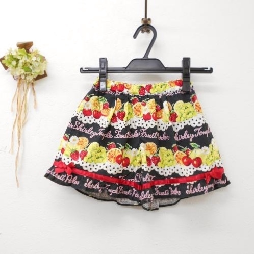シャーリーテンプル Shirley Temple 130cm ショートパンツ 黒