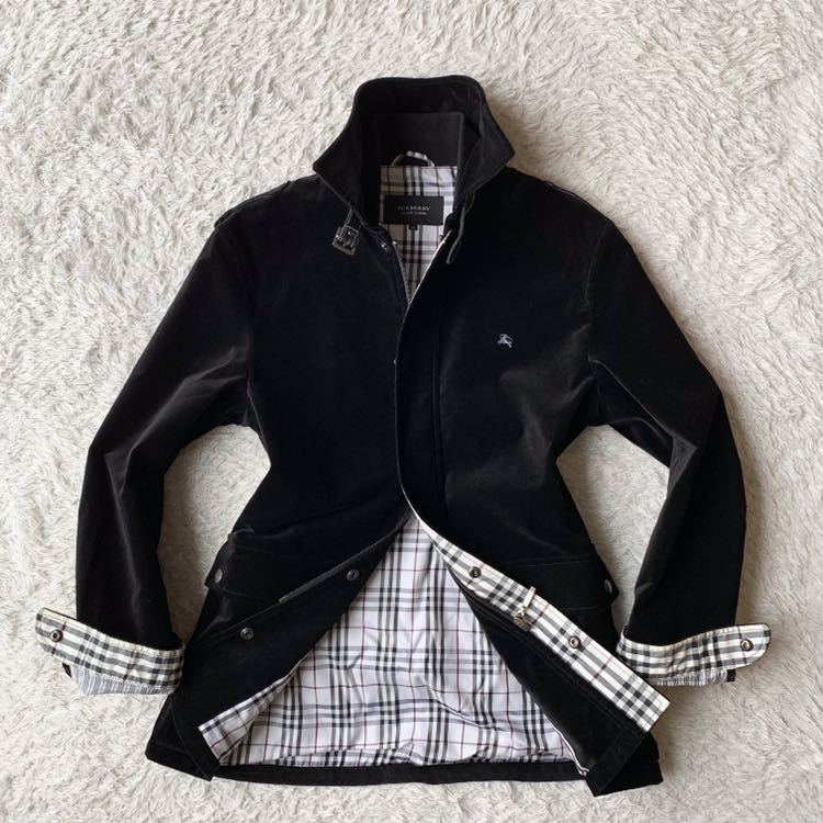 バーバリーブラックレーベル BLACK LABEL BURBERRY ノバチェック 希少