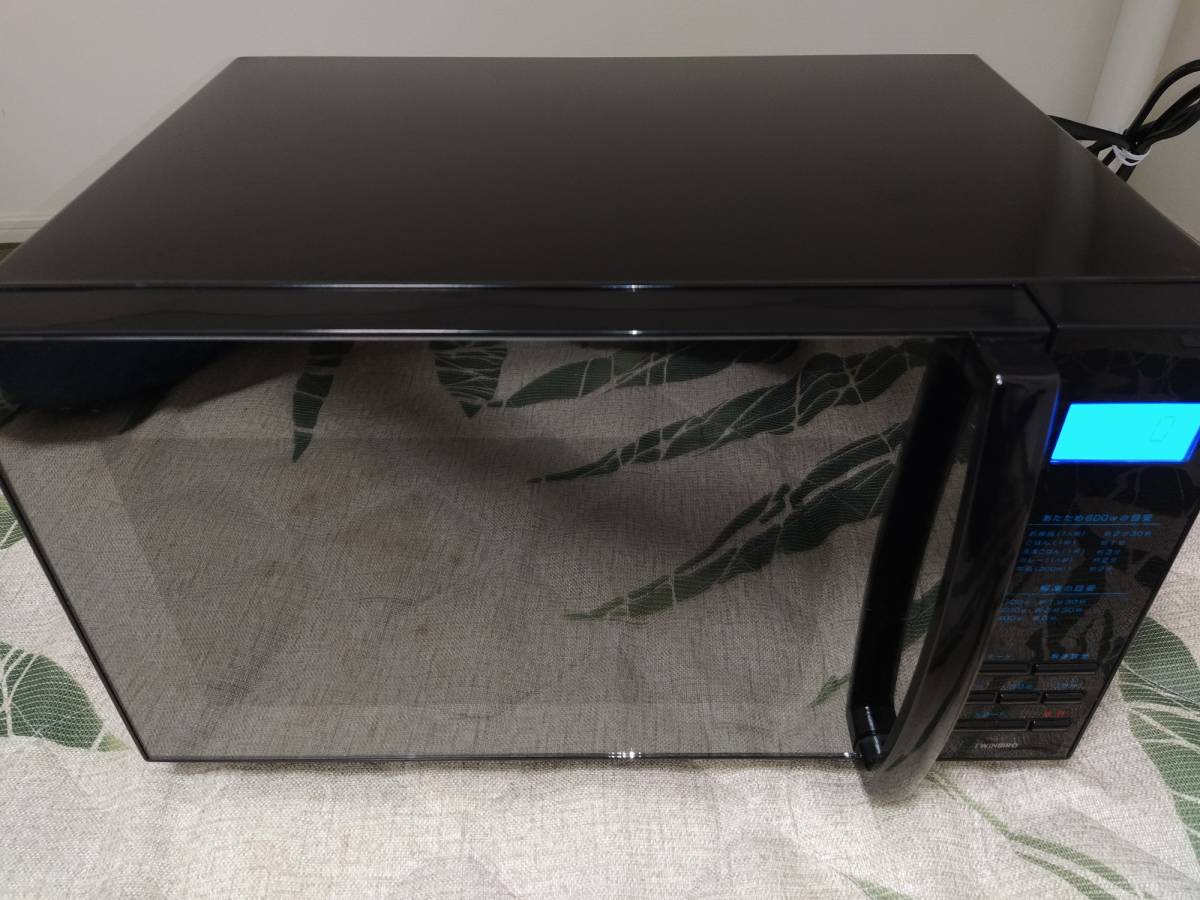 ツインバード工業 ツインバード ミラー ガラスフラット電子レンジ