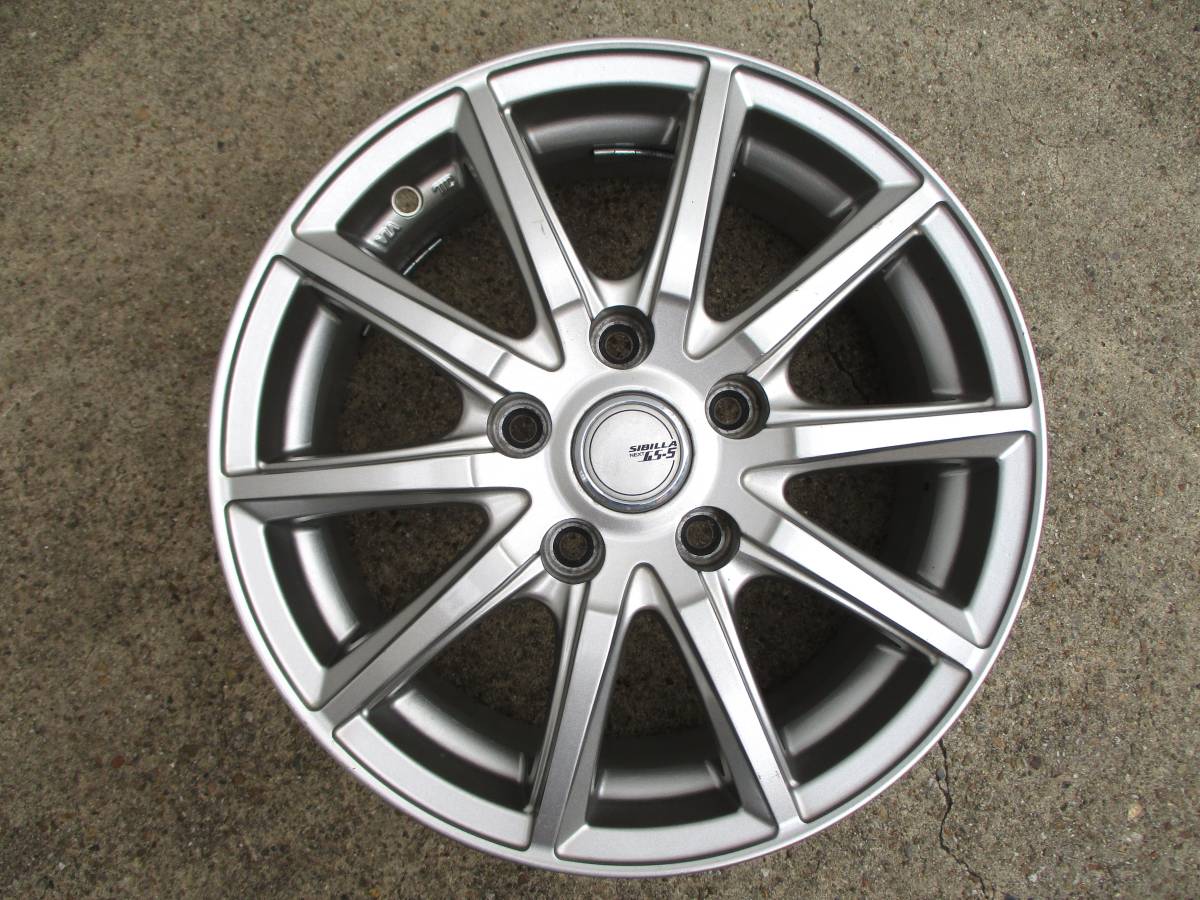 NEXT SIBILLA GS-5 - TOPY 4本 ガンメタ 14×4.5J SIBBILLA ホイール 