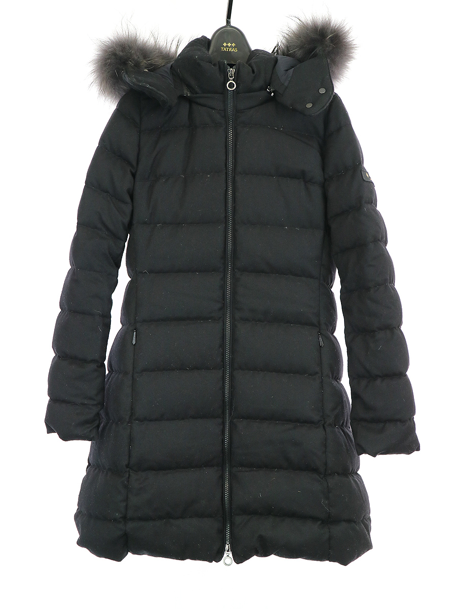 新品，定番人気 TATRAS タトラス 18AW LAVIANA ダウンコート ブラック 2 レディース(Mサイズ)｜売買されたオークション情報、yahooの商品情報をアーカイブ公開 - オークファン Mサイズ