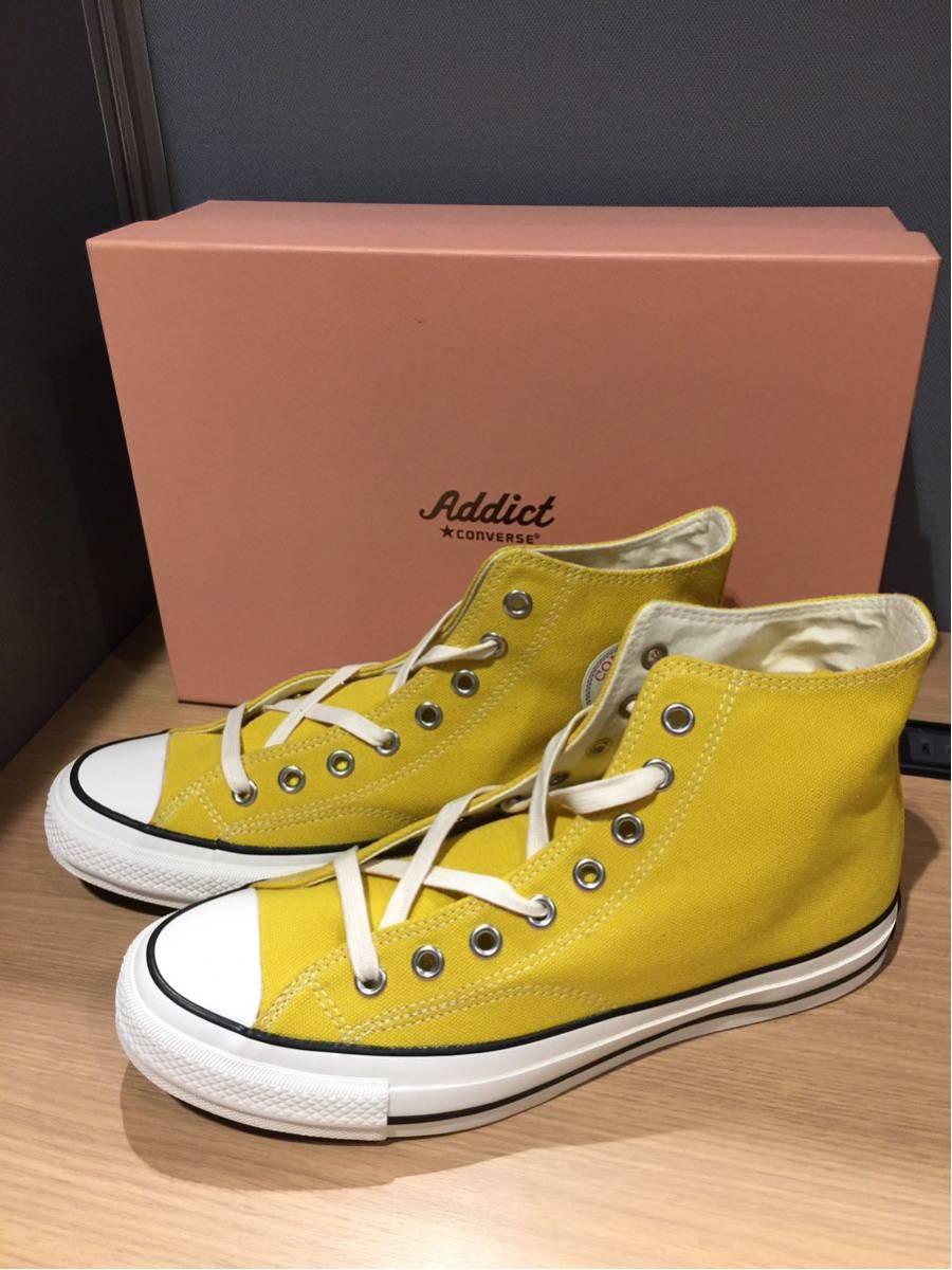 コンバースアディクトaddictチャックテイラーオールスターマスタード27.5新品