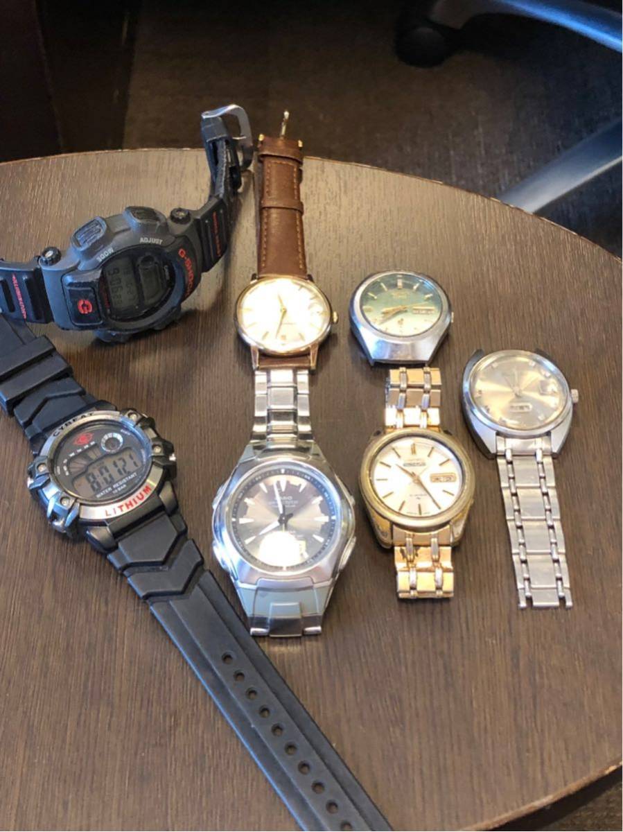 セイコー G-SHOCK CASIO CITIZEN 他 計7点 腕時計 SEIKO セイコー