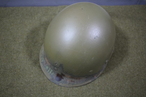 アメリカ軍 WW2 実物 M1ヘルメット M1タイプ・プラ製 - M-1 希少50年代