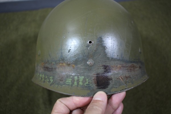 アメリカ軍 WW2 実物 M1ヘルメット M1タイプ・プラ製 - M-1 希少50年代