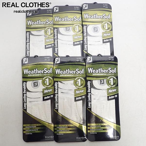  FootJoy/フットジョイ WeatherSof ゴルフグローブ 左手用 22cm FGWF 6点セット /LPL(22cm)｜売買されたオークション情報、yahooの商品情報をアーカイブ公開 - オークファン グローブ