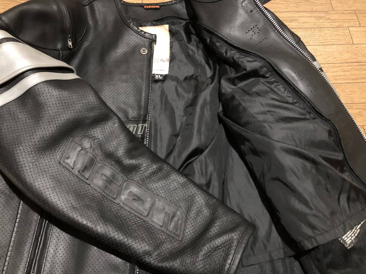 ICON - Yahoo!オークション 「icon」(ジャケット)(バイクウエア、装備
