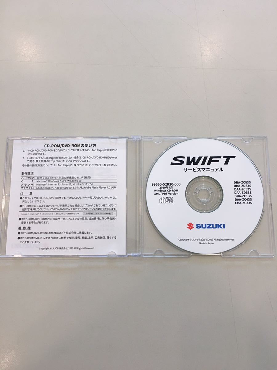 SWIFT サービスマニュアル ZC，ZD83S ZC，ZD53S ZC13S ZC43S ZC33S 