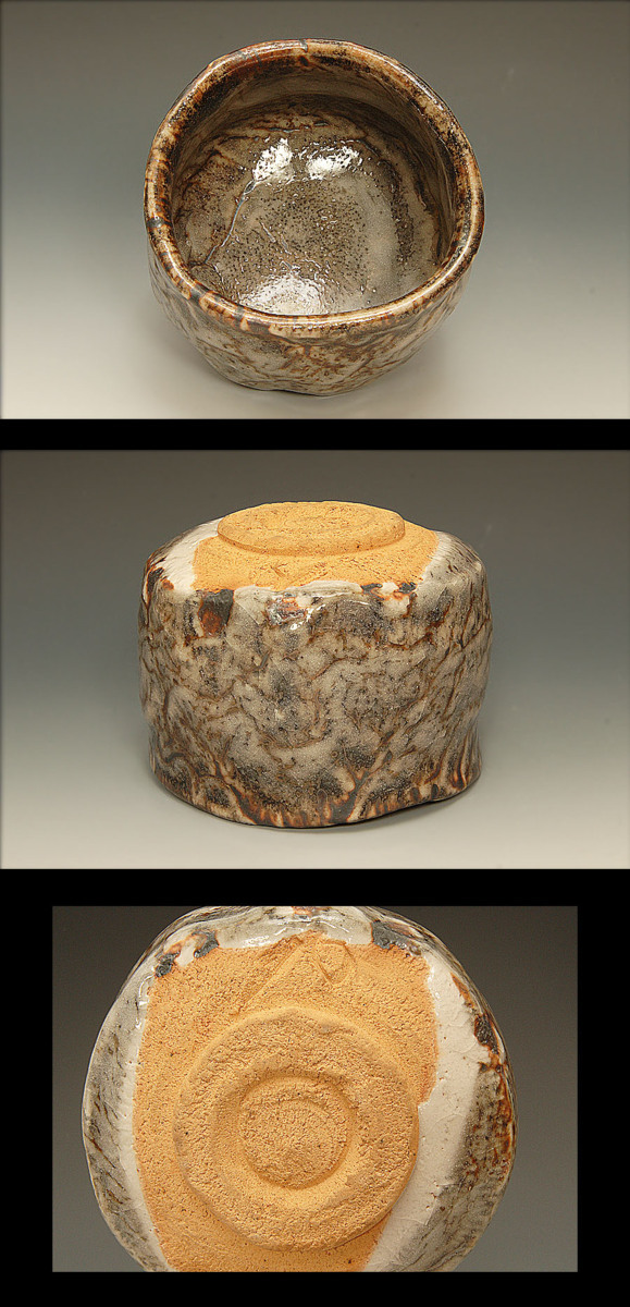 玉置保夫 県重要無形文化財 志野 茶碗／共箱付 美品 美品＾－＾！ [古美術こもれび] 骨董,掛軸,絵画の買取 『鼡志野茶碗』 Yasuo 0 鼠志野茶碗, teabowl shino Gray 『赤志野茶碗』
