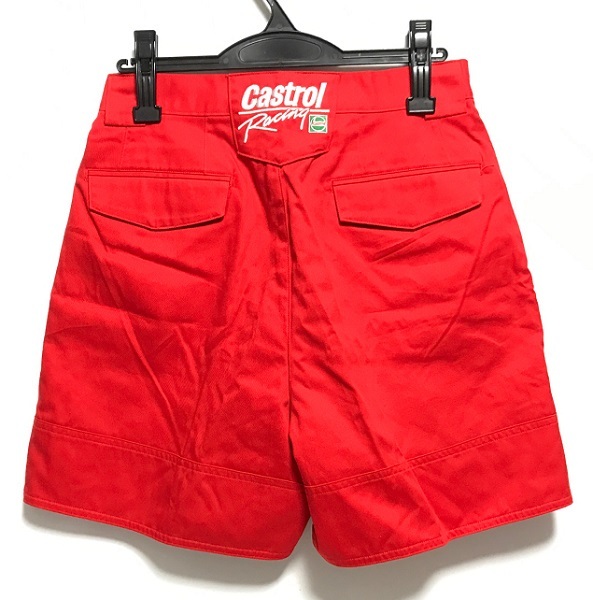 美品 Castrol Racing HRC HONDA ボックスロゴ刺繍ショーツ 79 ホンダMotoGP オイル パンツ