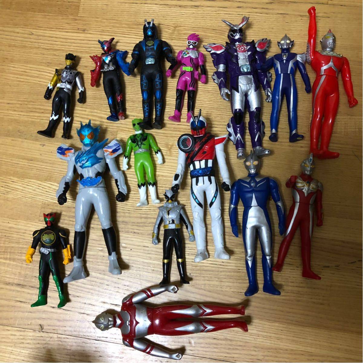 仮面ライダー ウルトラマン 大量セット ソフビ 145体 【公式通販】
