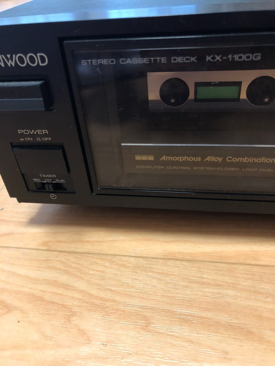メンテナンス整備済KENWOOD製ステレオカセットデッキ KENWOOD