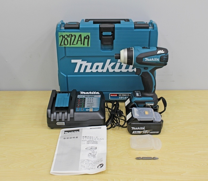 最安値，高品質 2872A19 makita マキタ 充電式4モードインパクトドライバ TP141DRFX(本体)｜売買されたオークション情報、yahooの商品情報をアーカイブ公開 - オークファン インパクトドライバ