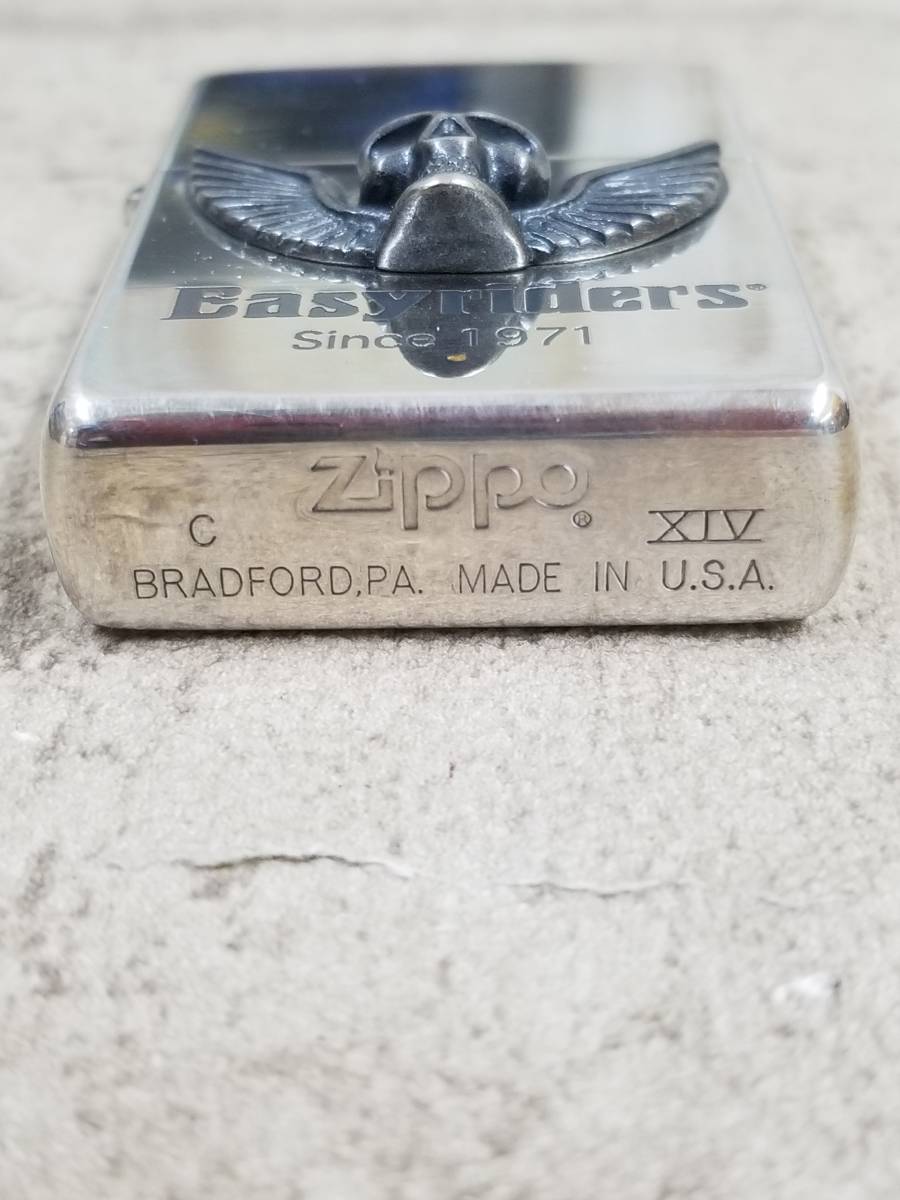 HOT，安い yz51-206♪【60】 未使用 ZIPPO 1998年製 オイルライター Easy Riders イージー ライダース