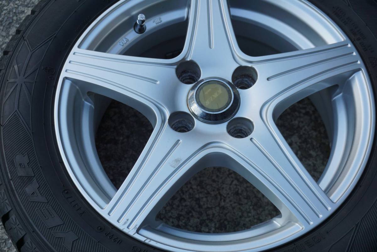 2017年製 深溝 グッドイヤー アイスナビ6 175/65R14 WEDS JOKER 