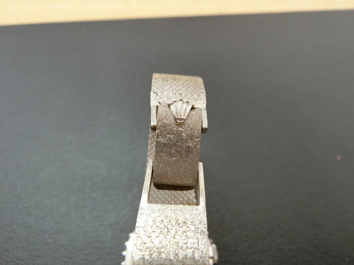 ♪♪9126 ROLEXロレックス PRECISIONプレシジョン 2649 SS レディース 腕時計 ダイヤ 手巻き不動 ジャンク♪♪