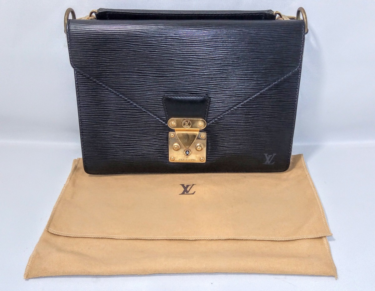 正規品 鍵付き ルイヴィトン ビファス エピ ショルダーバッグ M52323 