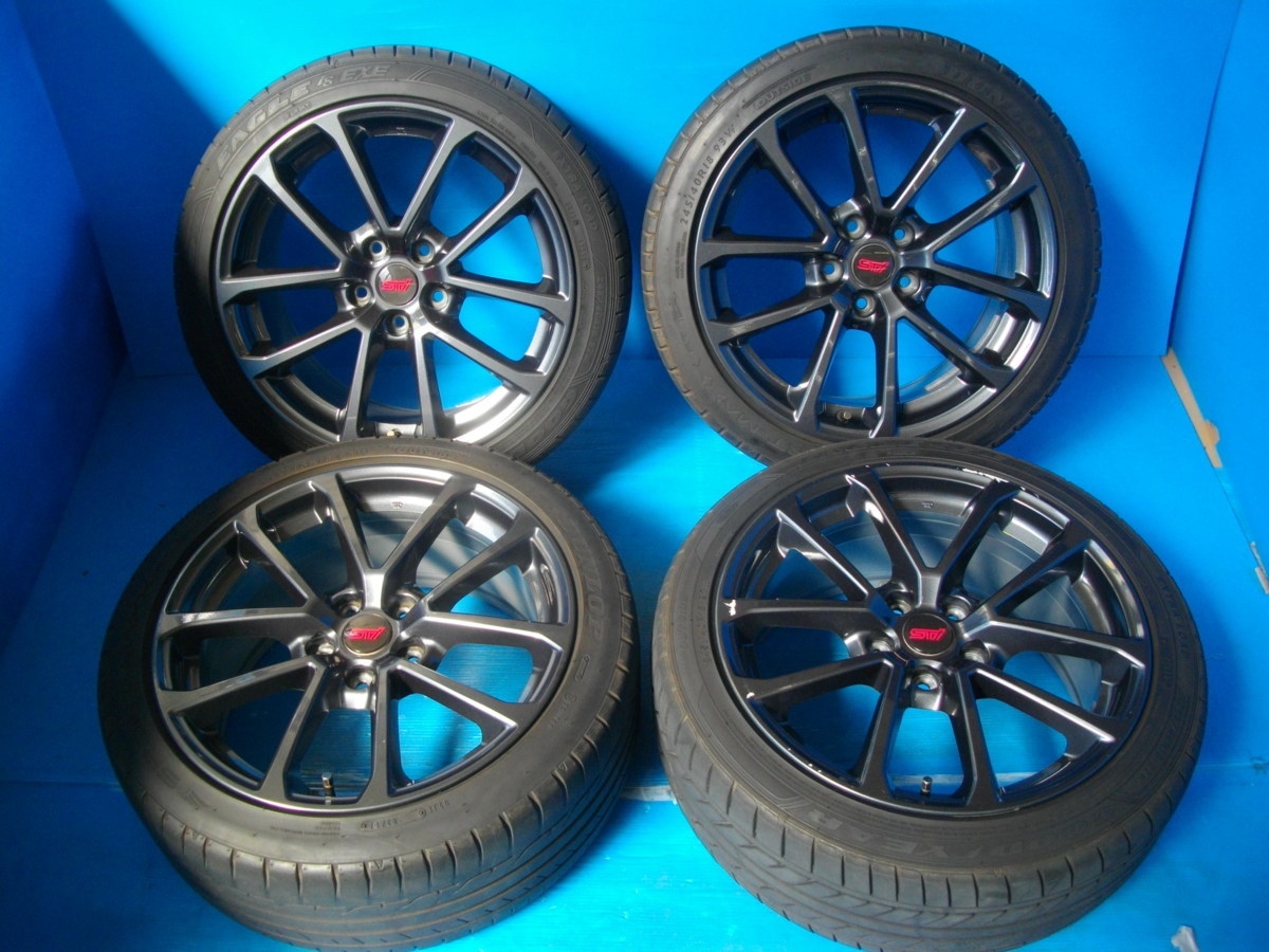 WRX S4 8.5J 18インチ +55 スバル 純正 STI PCD114.3 ホイール 5H 114.3