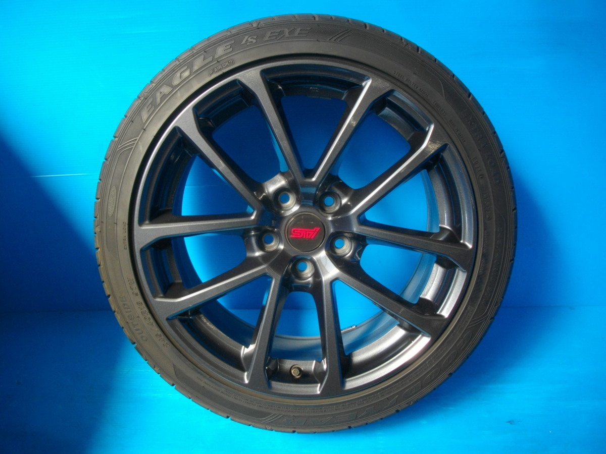 WRX S4 8.5J 18インチ +55 スバル 純正 STI PCD114.3 ホイール 5H 114.3