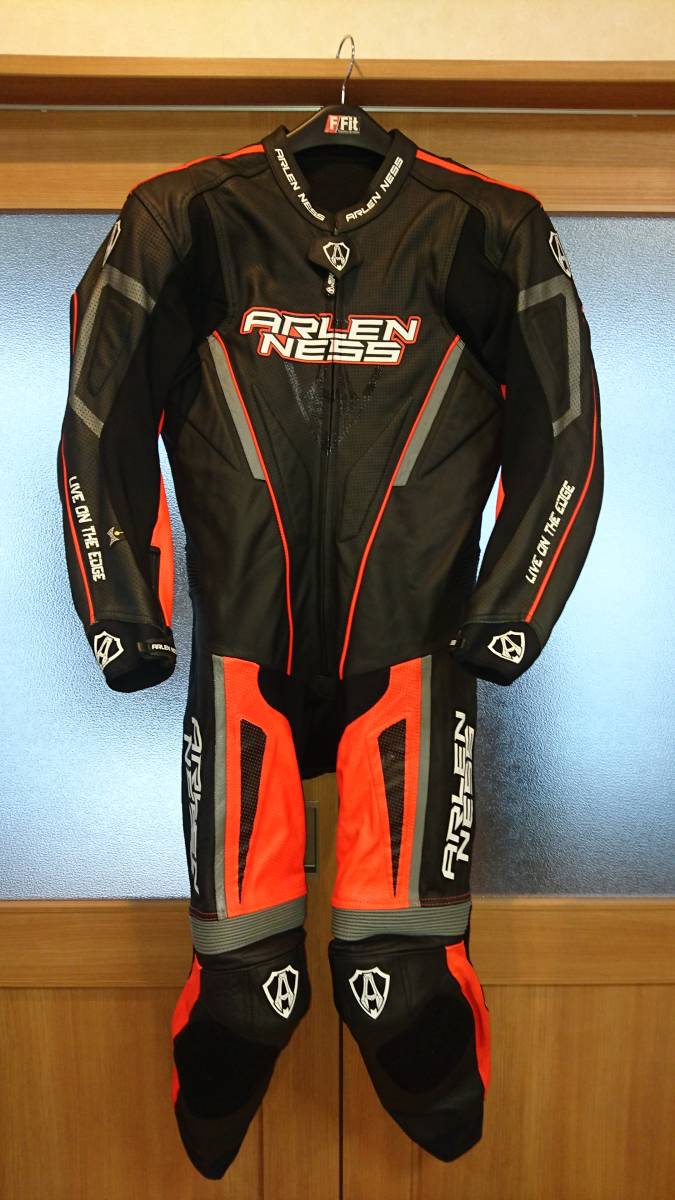 ほぼほぼ新品 ARLENNESS アレンネスレーシングスーツ 56サイズ 革ツナギ MFJ公認モデル