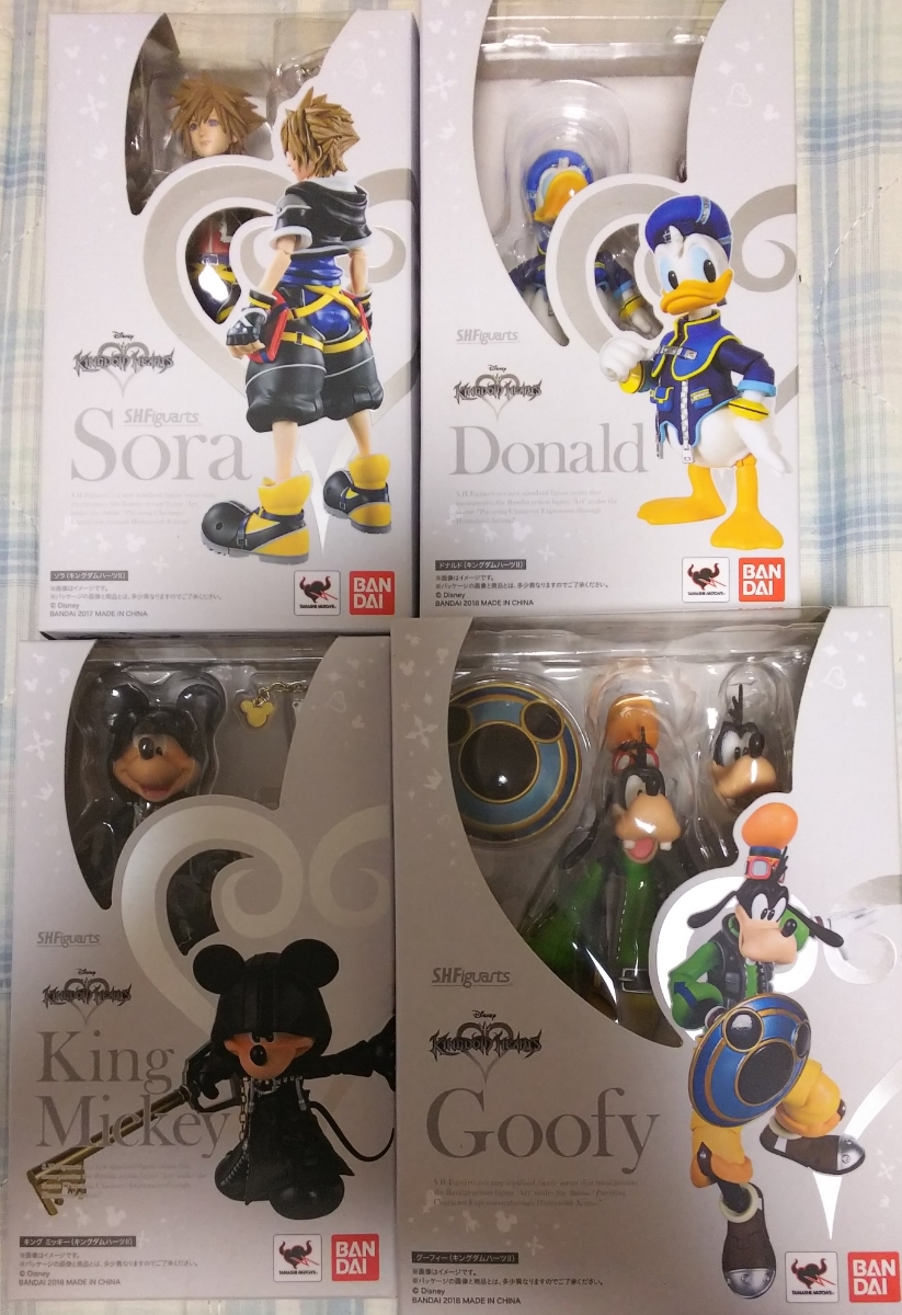 S.Hフィギュアーツ キングダムハーツ ソラ ミッキー ドナルド