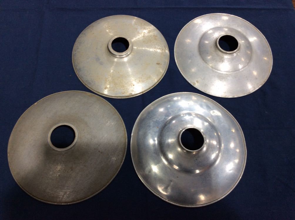 昭和レトロ 電傘 vintage⁄ブリキ製ランプシェード 電気傘の中古品 