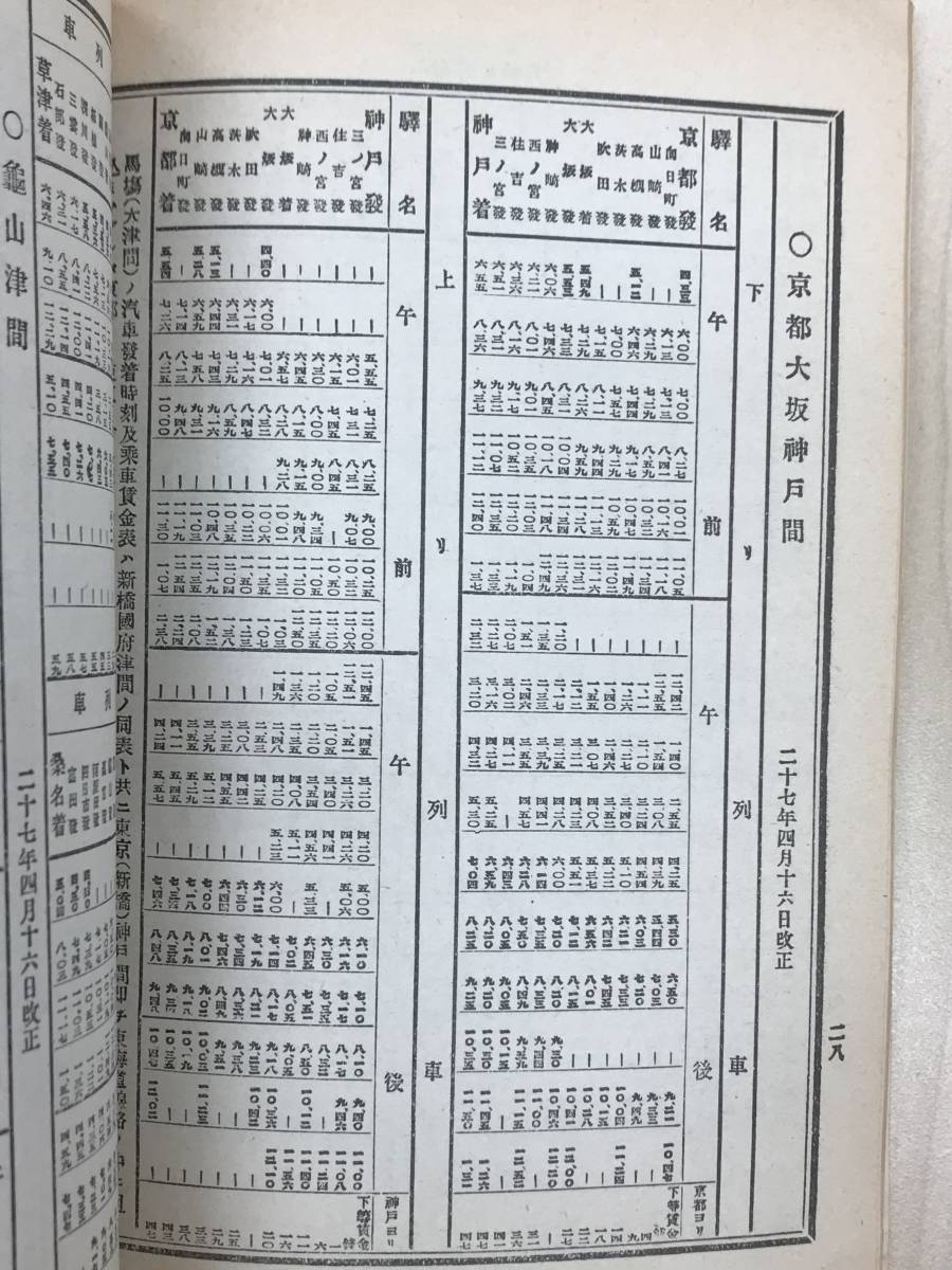 復刻版 汽車汽船旅行案内 第1号 明治27年初版、昭和56年