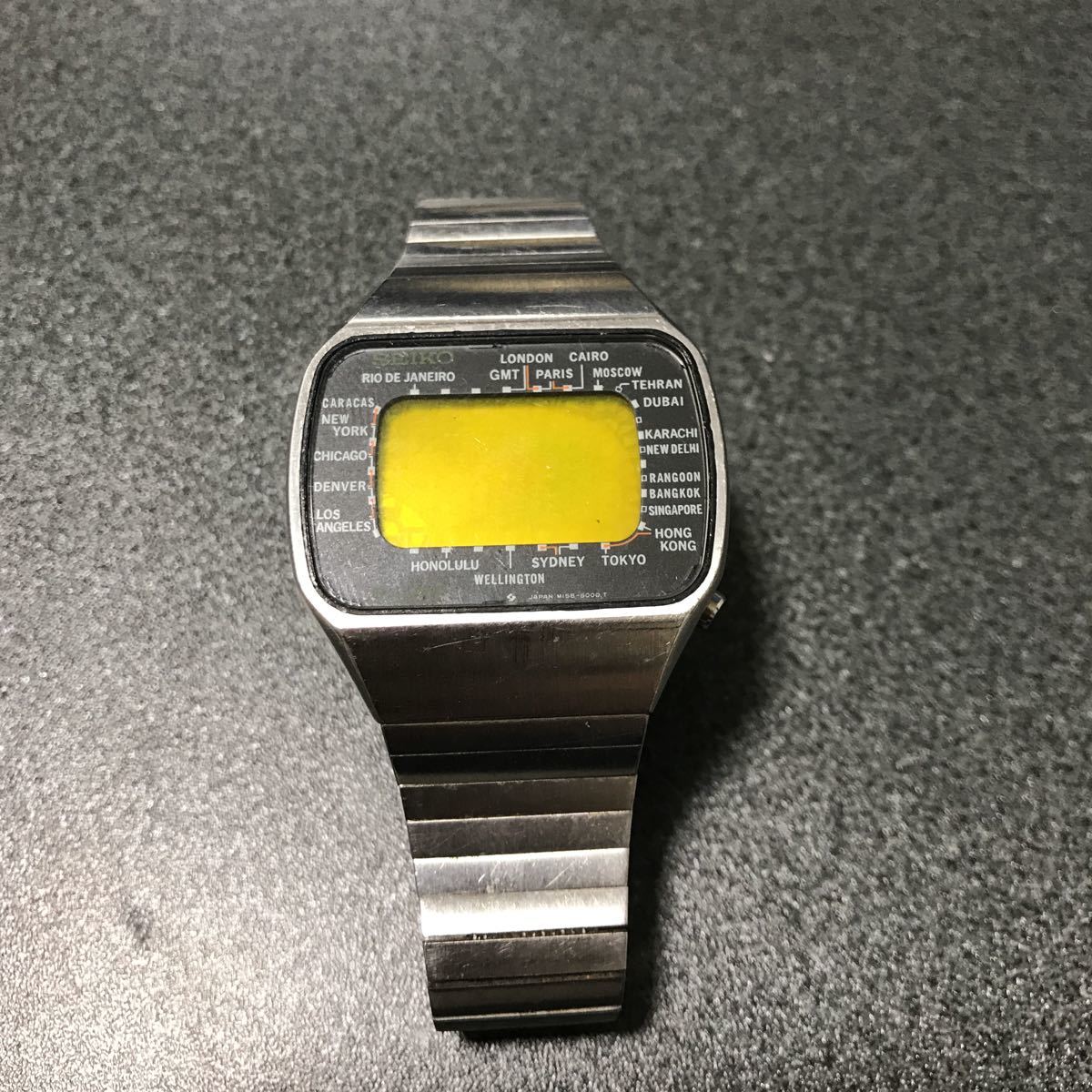 M158-5000 Digital ワールドタイム - Seiko SEIKO セイコー Vintage 