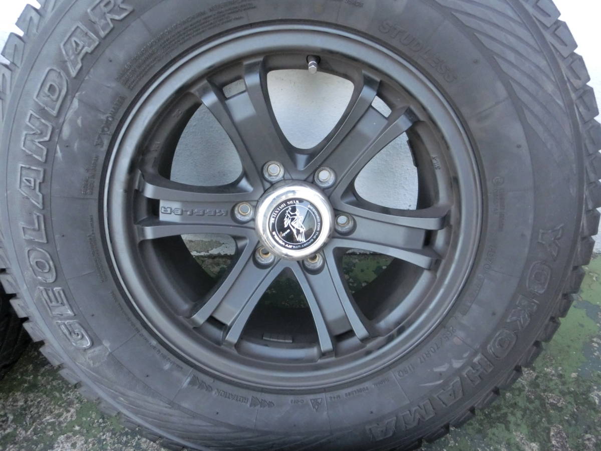 FJクルーザー スタッドレスタイヤ 265/70R17 バリ山 4本セット プラド 