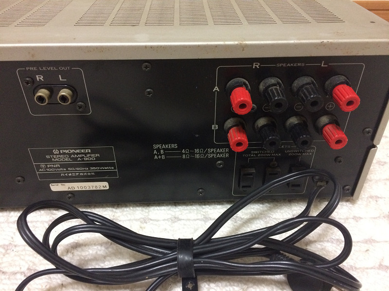 Pioneer パイオニア プリメインアンプ A-900 | MIKAS-HUNDEPHYSIO.DE