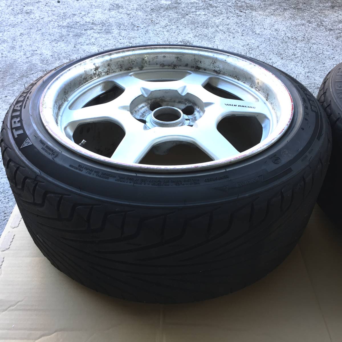 ①レイズ ボルクレーシング ＧＴ-Ｐ DAYTONA　17インチ 9.5J ＋40 PCD114.3 2本セット180SX S13 S14 S15 シルビア ツアラーV JZX TE37 CE28_2