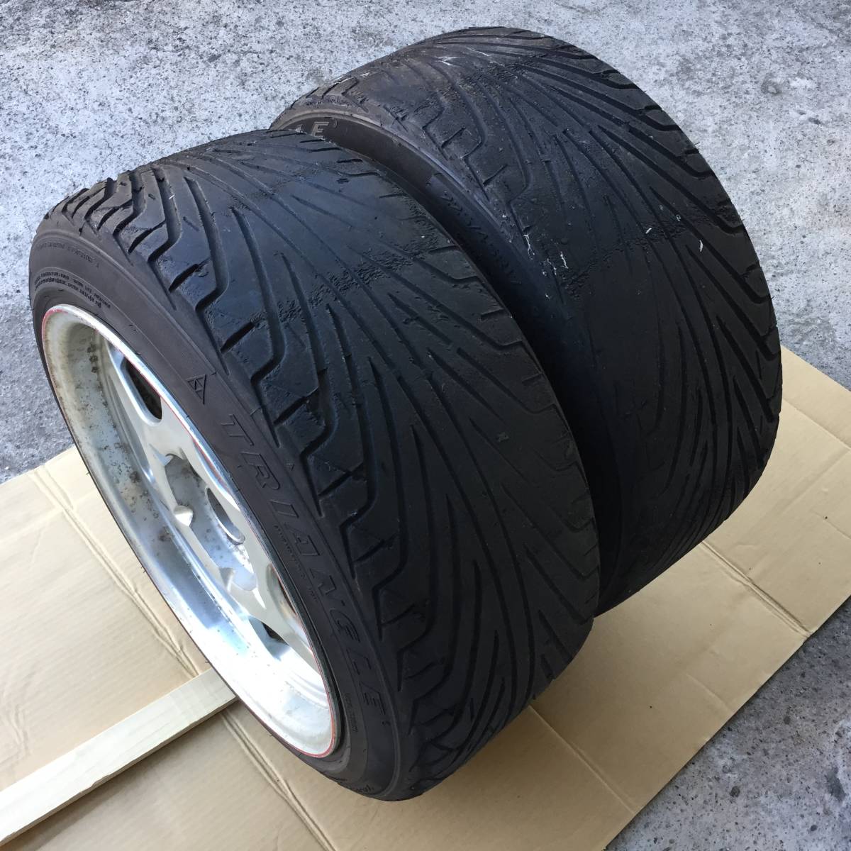 ①レイズ ボルクレーシング ＧＴ-Ｐ DAYTONA　17インチ 9.5J ＋40 PCD114.3 2本セット180SX S13 S14 S15 シルビア ツアラーV JZX TE37 CE28_9