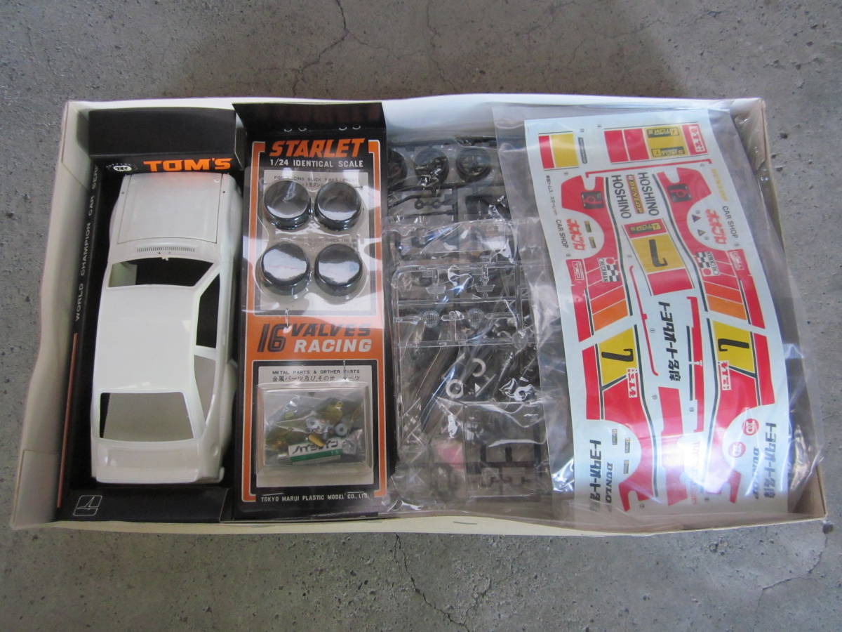 マルイ☆1/24モーターライズ トヨタ トムス スターレット 16バルブ 