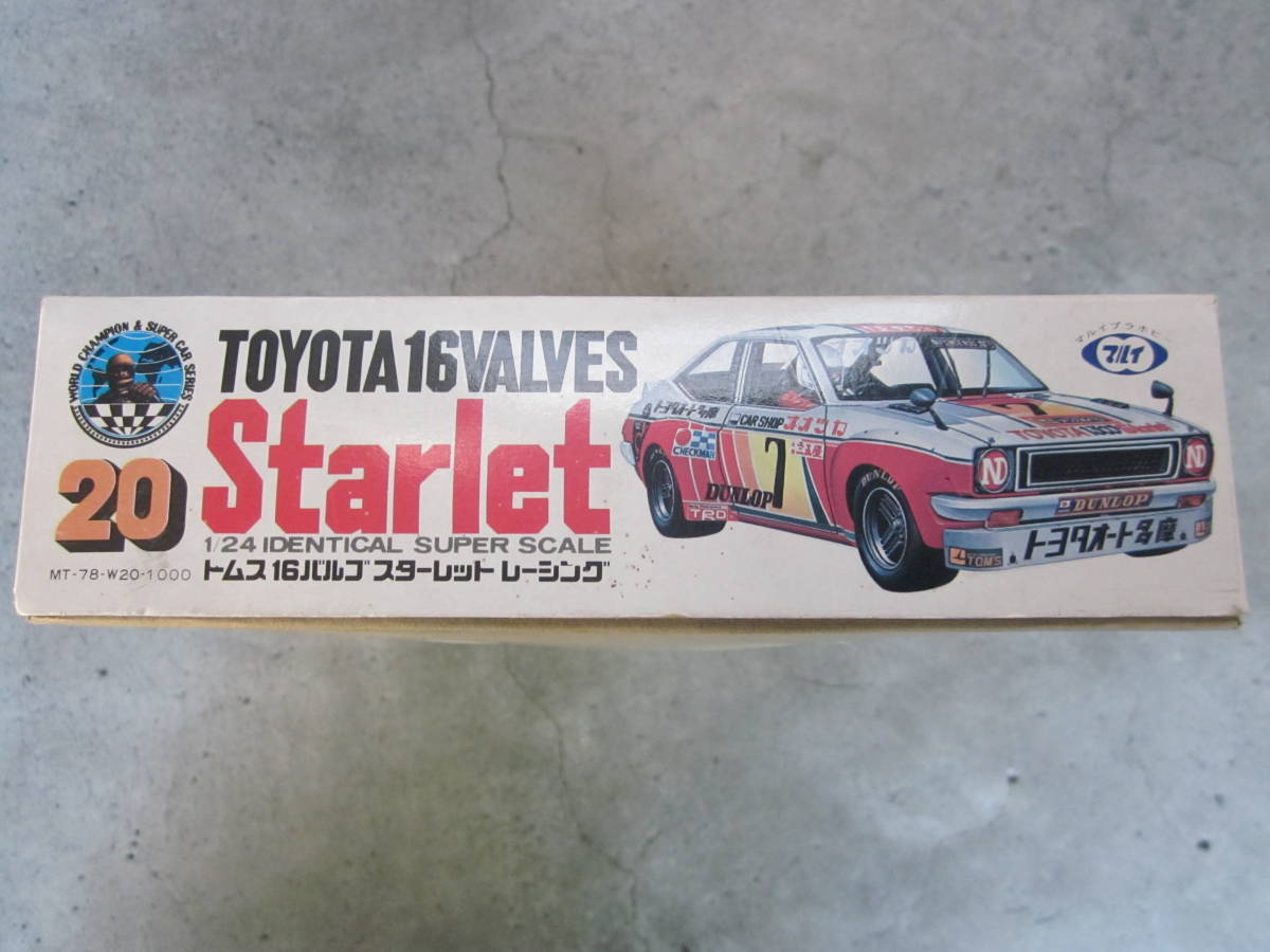 マルイ☆1/24モーターライズ トヨタ トムス スターレット 16バルブ 