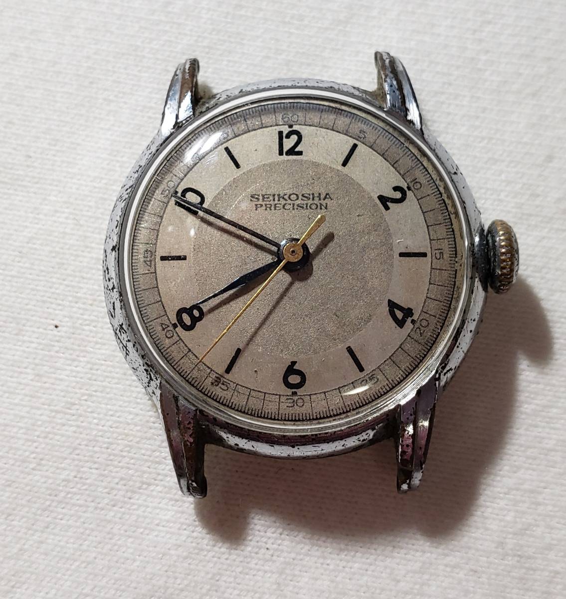 オ*8様 精工舎 プレシジョン 新10A型 3針 手巻きメンズ腕時計 【OH済み SEIKO プレシジョン 精工舎 セイコー 精工舎（現セイコー） 19型 中三