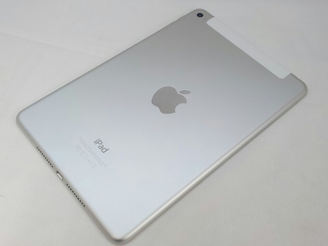 【じゃんぱら三宮センター街店】Apple iPad mini4 Cellular 128GB シルバー（国内版SIMロックフリー） MK772J/A