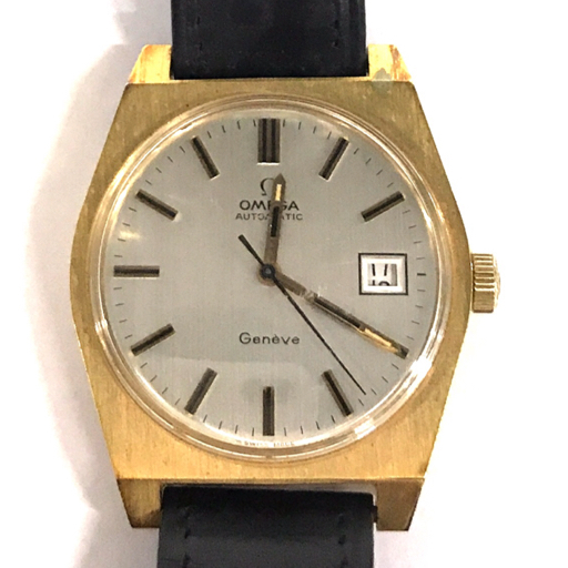 サイトです 1847 1円 オメガ ジュネーブ デイト 自動巻 時計 メンズ