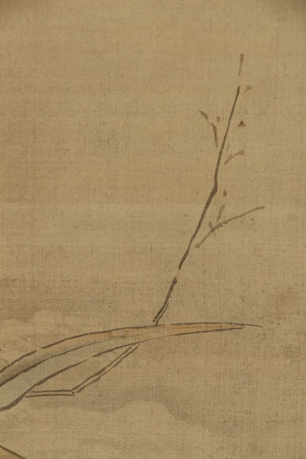真作】掛軸 土佐光起 芦葉達磨図 時代極上箱入 江戸前期 土佐派 絵所預