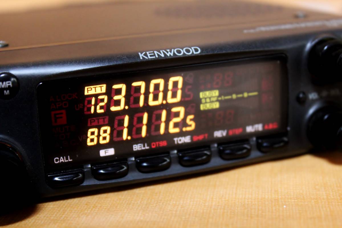 ケンウッド TM-732S 144/430MHz ハイパワー無線機 受信周波数拡張済