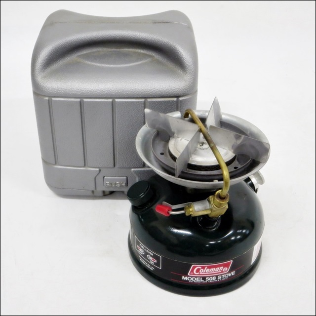  16 37-237100-24 S 6 Coleman コールマン シングル ストーブ 508 ケース付 バーナー アウトドア 福37(ガソリン)｜売買されたオークション情報、yahooの商品情報をアーカイブ公開 - オークファン ガソリン